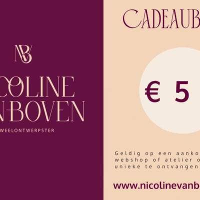 Cadeaubon €50, Nicoline van Boven