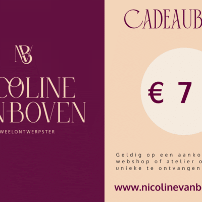 Cadeaubon €75, Nicoline van Boven