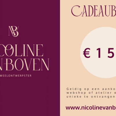 Cadeaubon €150, Nicoline van Boven