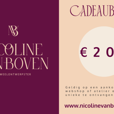 Cadeaubon €200, Nicoline van Boven