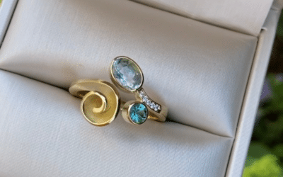 Geboortesteen van maart: aquamarijn.