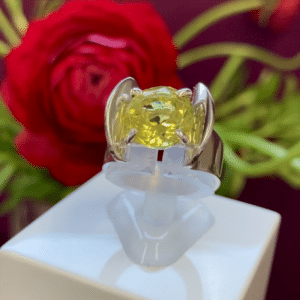 Is zilver het nieuwe goud? Zilveren sieraden trends 2026: unieke zilveren cocktailringen met grote edelstenen, Nicoline van Boven, juweelontwerpster en goudsmid Kapelle.