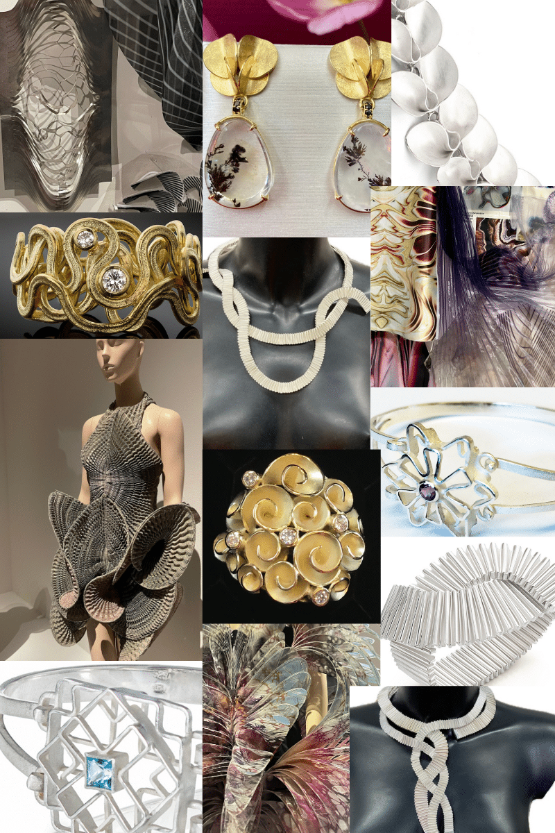 Moodboard - In Flow met Creativiteit – inspirerende inzichten van Iris van Herpen, blog door Nicoline van Boven, juweelontwerpster en goudsmid Kapelle, Zeeland